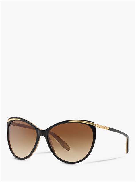 ralph lauren women's black chain-link cat-eye sunglasses look alike|Women's Ralph Lauren Cat.